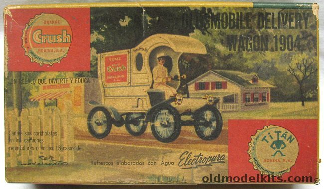 Orange Crush-Revell 1/32 1904 Oldsmobile Delivery Wagon - Early Issue plastic model kit